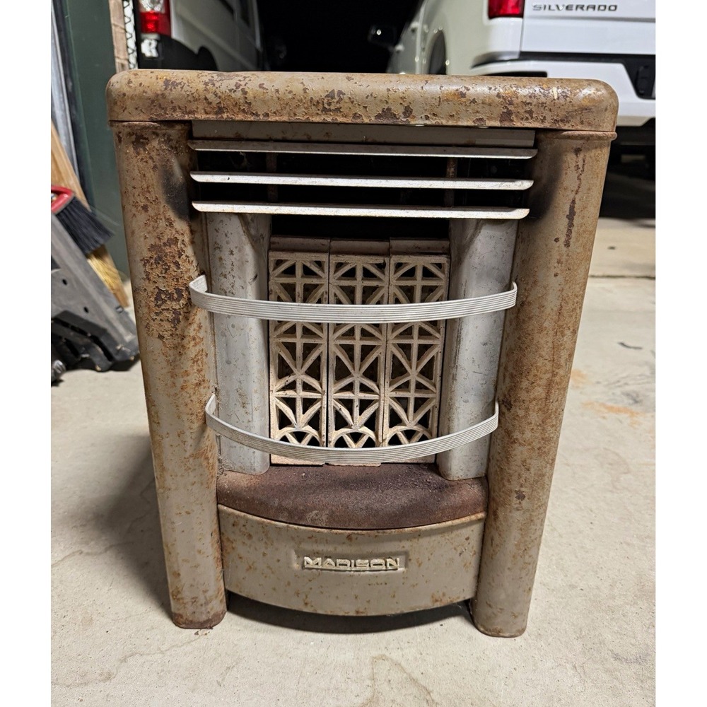 Vintage Madison Model 120 Gas Room Heater Space Heater Appliance Mfg Co Dallas